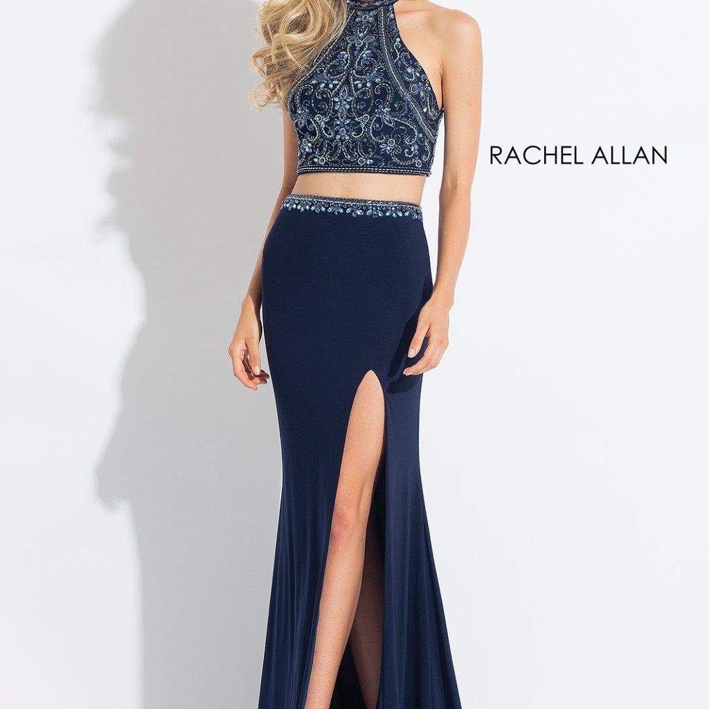 Rachel Allan 6021 Navy Size 0